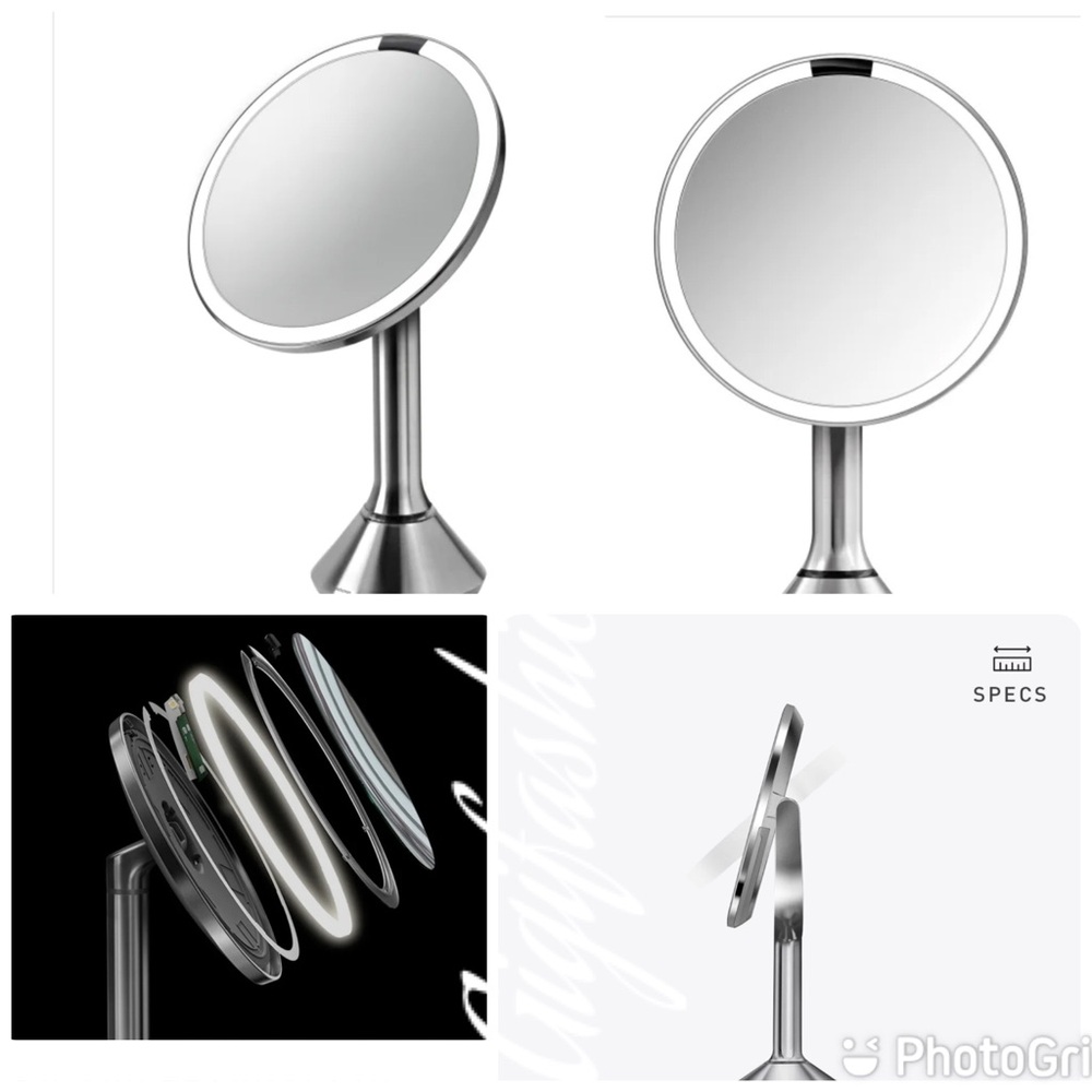 Simplehuman 8”ROSE GOLD Sensor Mirror - Picture 4 of 13